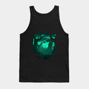 Deep Forest watercolor painting Tank Top